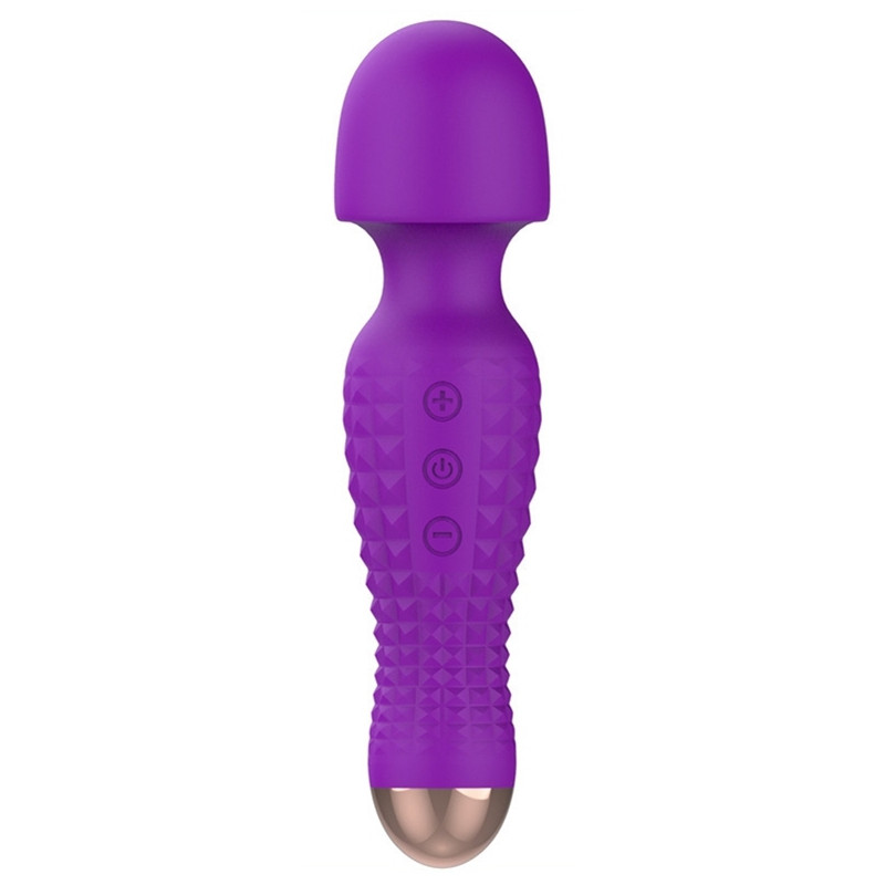 Generique Wand Meina Violet 19cm - Tête 47mm